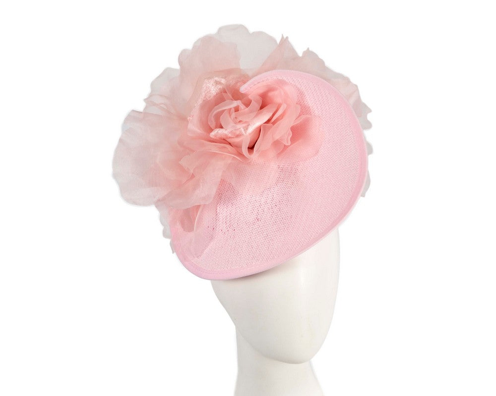 Exclusive pink fascinator with flower by Fillies Collection